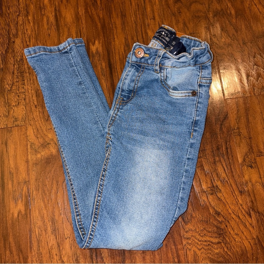 Girls Lucky Brand Zoe Skinny Jeans 10 adjustable waist